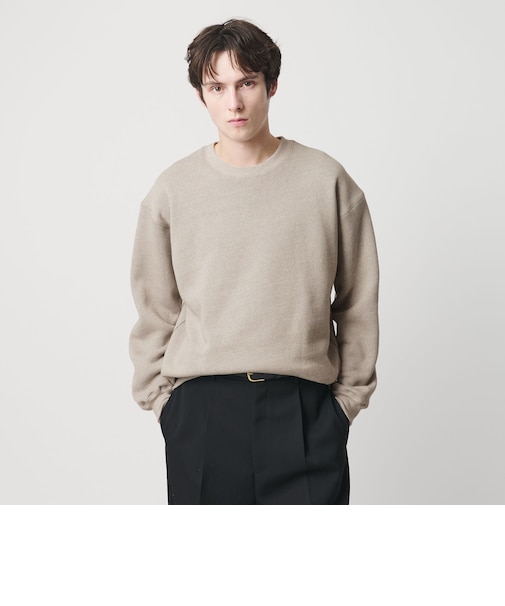 ヘザード クルーネック スウェット