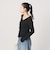 フリル フロントボタン カーディガン ウォッシャブル