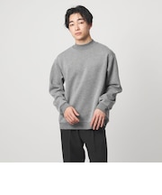 メランジ ダンボール モックネック カットソー