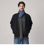 ＜Steven Alan＞ ブラッシュド CTN/PE ドライバーズ ニット ブルゾン