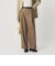 ウールブレンド ツイルバックゴムパンツ 2 ウォッシャブル