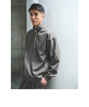 WONDER CLOTH ハーフジップ プルオーバー -ストレッチ-