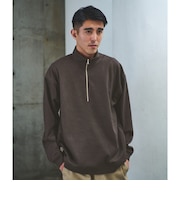 WONDER CLOTH ハーフジップ プルオーバー -ストレッチ-