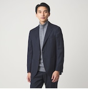 GLR CLOTH フラノ無地 2B RG ジャケット -ストレッチ-