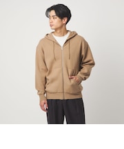 ウールミックス ジップ パーカー フーディ