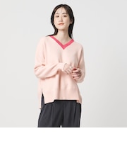 コンフォート スマート Vネックニット ‐ウォッシャブル‐