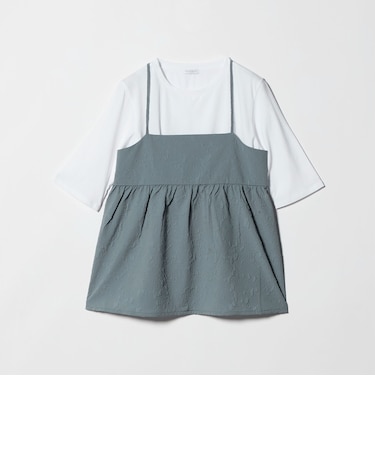 エンボスキャミ＋Tシャツ ‐セットアイテム‐＜A DAY IN THE LIFE＞