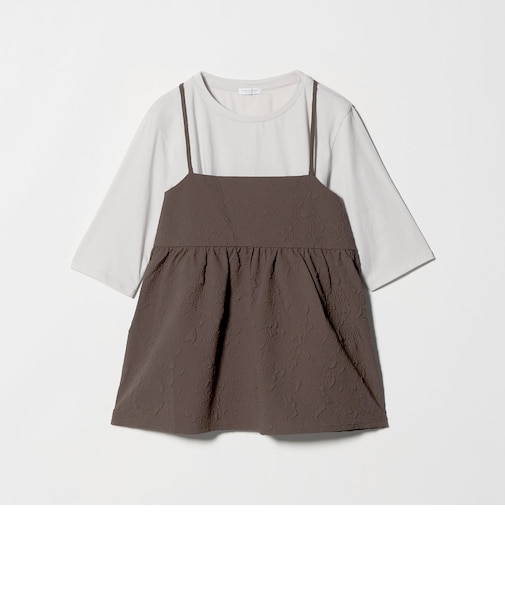 エンボスキャミ＋Tシャツ ‐セットアイテム‐＜A DAY IN THE LIFE＞