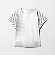 Vネック フレンチスリーブTシャツ ＜A DAY IN THE LIFE＞