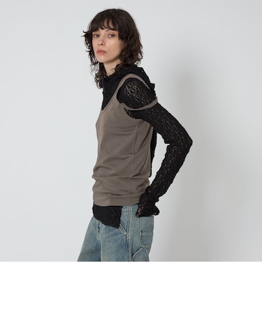 <ASTRAET>フライス スリット タンクトップ