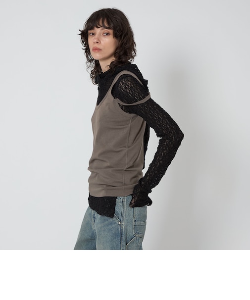 <ASTRAET>フライス スリット タンクトップ