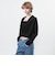 ＜ASTRAET＞ブークレー Vネック フーデッドパーカー