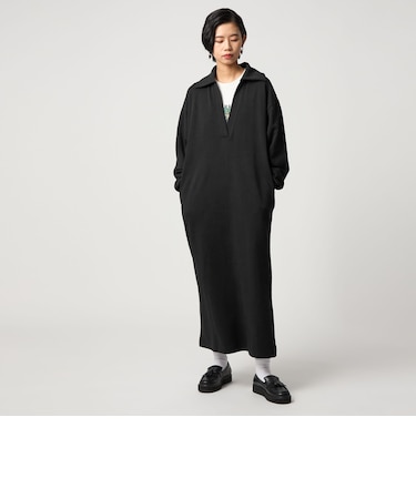 ＜CITEN＞スキッパーデザインスウェットワンピース
