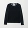 シアーベロア リンガーロングスリーブTシャツ