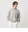 コットン カシミヤ ブレンド ロングスリーブ Tシャツ