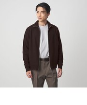 ミルドウール ジップ カーディガン