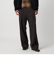 ＜H＞ダブルクロス フレア ワイドパンツ