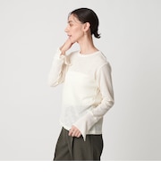 レースカフス ロングスリーブ カットソー