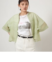 ＜at ease＞フォトグラフィック ショートスリーブ Tシャツ