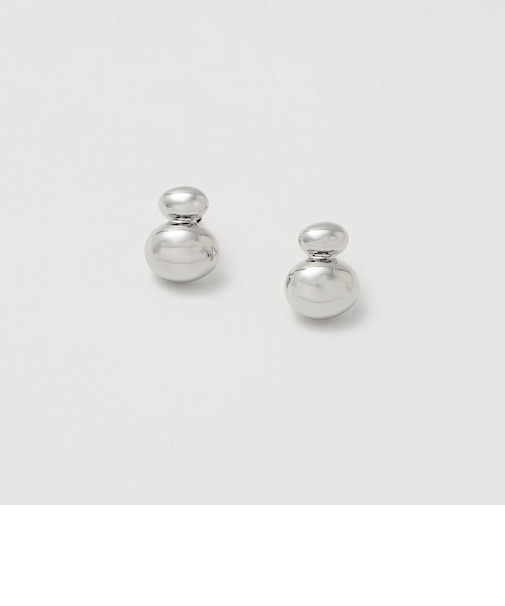 2オーバル ドーム ピアス