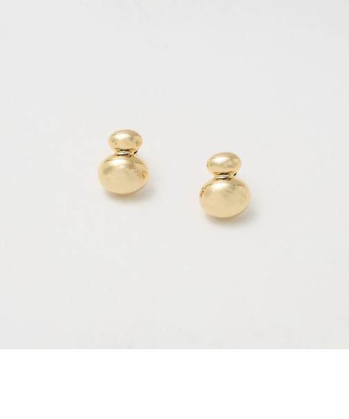 2オーバル ドーム ピアス