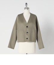 ＜LOEFF＞リバー Vネック ジャケット