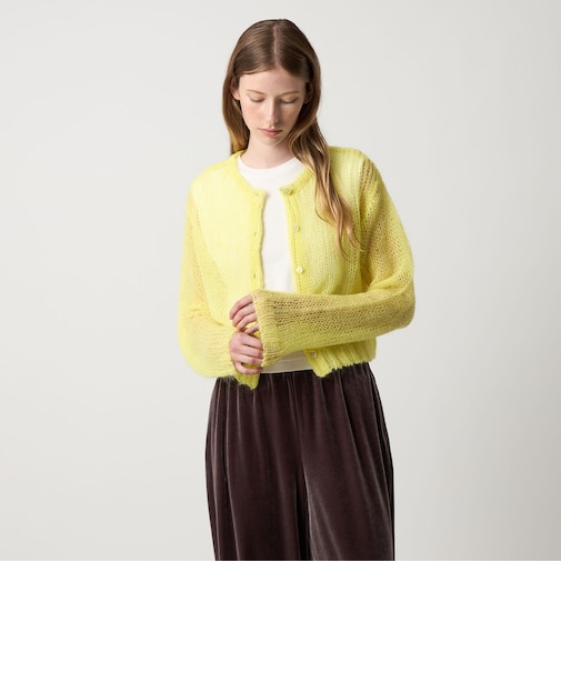 ＜Steven Alan＞モヘヤ ミックス ニット カーディガン