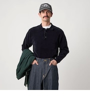 ＜Steven Alan＞ 3B コットン ニット ポロシャツ