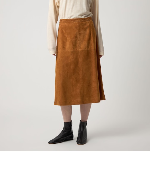 <Steven Alan>スエード ミドル スカート