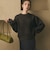 ウールブレンド シルクネップ ニットプルオーバー