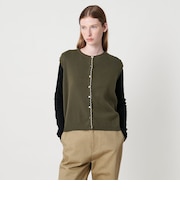 ＜Steven Alan＞コットン カシミヤ ラッフル ニットベスト