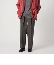 ＜Steven Alan＞ ドリル インツープリーツ ドレス トラウザーズ