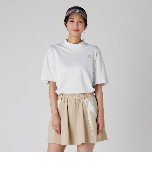 UNITED ARROWS GOLF モックネック 長袖 レディース S グレー ウィメンズ マイクロボーダー モックネック シャツ｜ユナイテッド
