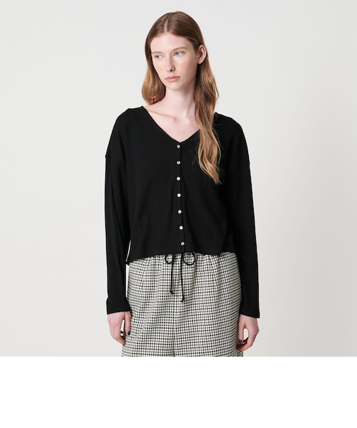 ＜Steven Alan＞ウール リブ カーディガン