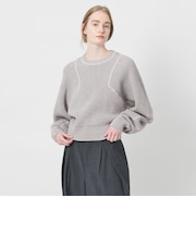 ＜AEWEN MATOPH＞アゼステッチ ニットプルオーバー ‐ ウォッシャブル ‐