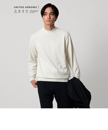 モックネックニット UA COZY ウォッシャブル