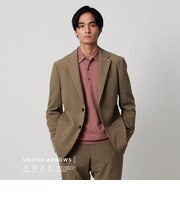 ドビー シングル 2ボタン シングル テーラードジャケット UA COZY ウォッシャブル 2WAYストレッチ はっ水 着用シワ