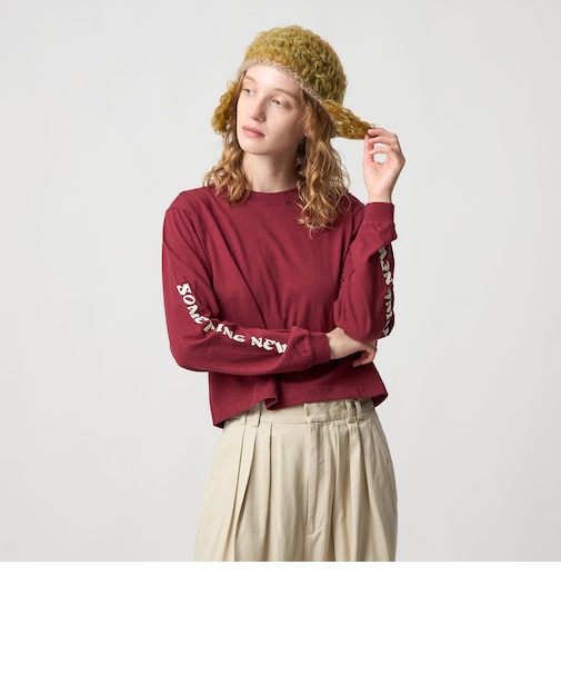 ＜6(ROKU)＞SOMEHTING NEW ロングスリーブTシャツ