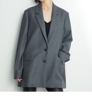 <AEWEN MATOPH>ウール パワーショルダージャケットコート