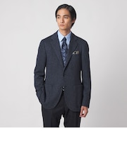 ツイル ジャージ シングル2ボタン テーラードジャケット COMFORT EASY‐MODEL