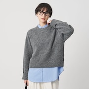 ワイドスリーブ プルオーバーニット