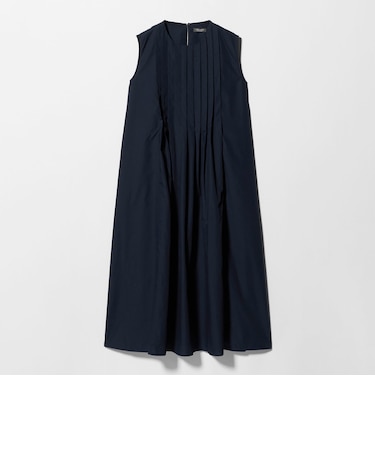 フロントプリーツ ノースリーブワンピース ＜A DAY IN THE LIFE＞