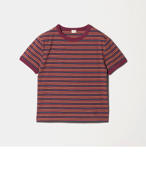 ＜CGS.＞マルチ ボーダー Tシャツ ウィメンズ
