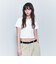 ＜6(ROKU)＞コットン クロップド Tシャツ