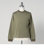 ＜LOEFF＞マルチボーダー ロングスリーブ カットソー  UNISEX