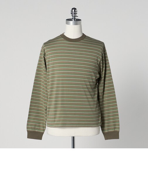<LOEFF>マルチボーダー ロングスリーブ カットソー UNISEX