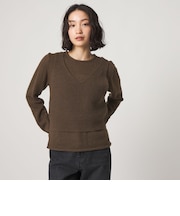 <CITEN>レイヤードニットトップ