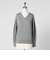 ＜LOEFF＞16ゲージ Vネック ニット