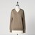 ＜LOEFF＞16ゲージ Vネック ニット