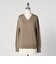 ＜LOEFF＞16ゲージ Vネック ニット